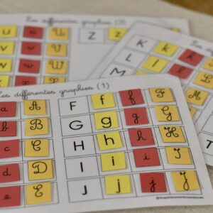 L’alphabet et ses différentes graphies (pdf)