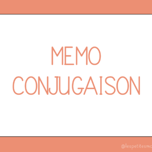 Mémo cycle 2 - Conjugaison