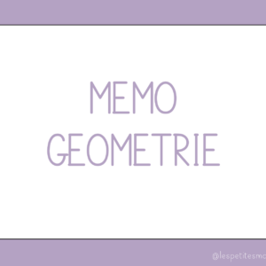 Mémo cycle 2 - Géométrie