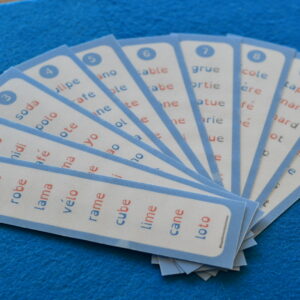 Série bleue - Listes de mots