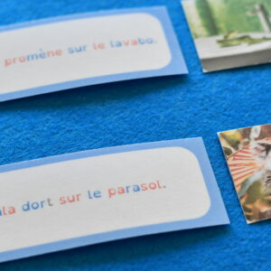 Série bleue - Images et phrases